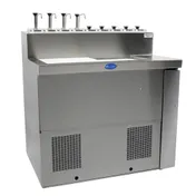 Randell DCST-36-SR7 36" Sliding Lid Ice Cream Dipping Cabinet with Syrup Rail 1 image