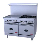 Royal Range of California RDR-2G36 48" Gas Restaurant Range w/ (2) Open Burners, 36" Griddle, (2) Space Saver Ovens, 174.000 BTU 1 image
