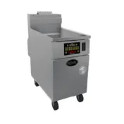 Royal Range of California RHEF-75-CM Full Pot Gas Fryer w/ 80-lb Capacity, Twin Baskets, 4 Burners 1 image