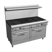 Southbend 4603DC-4GL 60" Gas Restaurant Range w/ (2) Open Burners, 48" Griddle Left, (1) Standard Oven, (1) Cabinet Base, 191.000 BTU 1 image