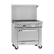 Southbend S36D 36" Gas Restaurant Range w/ (6) Open Burners, (1) Standard Oven, 203.000 BTU 1 image