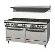 Southbend S60CC 60" Gas Restaurant Range w/ (10) Open Burners, (2) Cabinet Bases, 280.000 BTU 1 image
