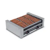 Nemco 8010-230 Roll-A-Grill Hot Dog Grill, Roller-Type, (6) Chrome Rollers 1 image