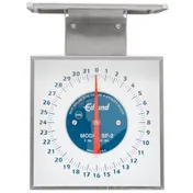 Edlund SF-2 - 1-9 lb Portion Scale, Fixed Dial, 6-7" Platform, 32 oz/-1/4 oz Graduation, Stainless, Dishwasher Safe 1 image