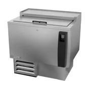 Beverage Air SF34HC-S 34" Shallow Well Bottle Cooler w/ 1 Sliding Lid, 2 Wire Dividers, 6.7 cu. ft. 3 image