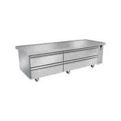 Silver King SKRCB84H-EDUS3 84" 4 Drawers Freezer Chef Base w/ Marine Edge Top 1 image