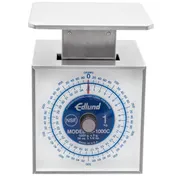 Edlund SR-1000C Portion Scale, 1-9 lb, Stainless, Rotating Dial, Vertical Display, 6-7in Platform, 34 oz Capacity 1 image