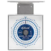 Edlund SR-1000C Portion Scale, 1-9 lb, Stainless, Rotating Dial, Vertical Display, 6-7in Platform, 34 oz Capacity 2 image