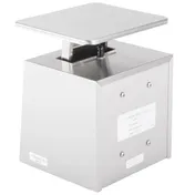 Edlund SR-1 1-9 lb Stainless Portion Scale, 16 oz/1/8 oz Graduation, Rotating Vertical Dial, 6-7" Platform 4 image