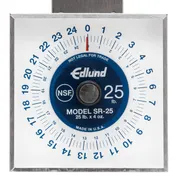 Edlund SR-25 10-29 lb Stainless Scale, 25 lb, 4 oz Graduation, Rotating Dial, 6-7" Platform, Dishwasher Safe 4 image