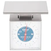 Edlund SS-16O Portion Scale - Dial, Vertical Display, 1-9 lb Capacity, StainlessSteel, 16 oz / -1/4 oz Graduation 1 image