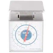 Edlund SSC-16 Portion Scale - Top Loading Fixed Dial, 1-9 lb Capacity, 16 oz x -1/4 oz, Steel, Vertical Display 1 image