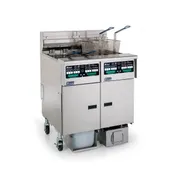 Pitco SSHLV14C-2/FD Multiple Battery Gas Fryer w/ (2) 32 lbs Frypots, Filter Drawer System 1 image