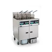 Pitco SSHLV14C-2/FD Multiple Battery Gas Fryer w/ (2) 32 lbs Frypots, Filter Drawer System 3 image