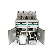 Pitco SSHLV14C/14T-2/FD Multiple Battery Gas Fryer w/ (1) 32 lbs & (4) 17 lbs Frypots, Filter Drawer System 7 image