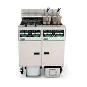 Pitco SSHLV14TC-2/FD Multiple Battery Gas Fryer w/ (2) 17 lbs Frypots, Filter Drawer System 5 image
