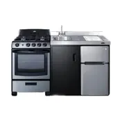 Summit ACK63GASBSS All-In-One Combination Kitchenette 1 image