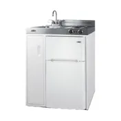 Summit C30EL All-in-One Combo Kitchen, 30"W x 23.75"D x 41"H, with deep drawn sink 2 image