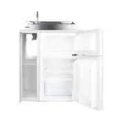 Summit C30ELGLASS All-in-One Combo Kitchen, 30"W x 23.75"D x 41"H, with deep drawn sink 4 image