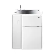 Summit C30ELGLASS All-in-One Combo Kitchen, 30"W x 23.75"D x 41"H, with deep drawn sink 5 image
