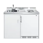 Summit C48ELGLASSPUMP All-In-One Kitchenette, No Plumbing Required 1 image