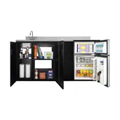 Summit CK72ADASINKL All-In-One Kitchenette, 71.75"W X 23.75"D X 34"H 6 image