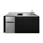 Summit CK72ADASINKR All-In-One Kitchenette, 71.75"W X 23.75"D X 34"H 1 image