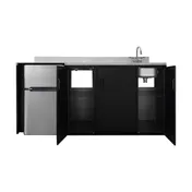 Summit CK72ADASINKR All-In-One Kitchenette, 71.75"W X 23.75"D X 34"H 5 image