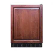 Summit CT66BK2SSIFADA 23" Undercounter Refrigerator Freezer, Panel Ready Right Hinged Door, 4.9 cu. ft. 1 image