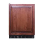 Summit CT66BK2SSIFADALHD 23" Undercounter Refrigerator Freezer, Panel Ready Left Hinged Door, 4.9 cu. ft. 1 image