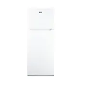Summit FF1091WIM 24" Reach-In Refrigerator Freezer in White, w/ 2 Doors, Ice Maker, 10 cu. ft. 2 image
