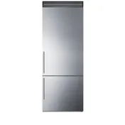 Summit FFBF279SSXIMH72 28" Bottom Freezer Refrigerator w/ Stainless Steel Right Hinged Doors, w/ Icemaker, 14.6 cu. ft. 1 image
