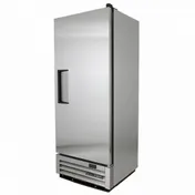 True T-12F-HC 24.88" 1-Solid Door Reach-In Freezer, Bottom Mount, 12 cu. ft., Stainless Steel Front, Aluminum Sides 2 image