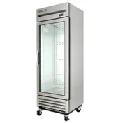 True T-19G-HC~FGD01 27" 1-Section Reach-In Refrigerator w/ Glass Door, Bottom Mount, Stainless Steel Front-Aluminum Sides 2 image