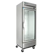 True T-19G-HC~FGD01 27" 1-Section Reach-In Refrigerator w/ Glass Door, Bottom Mount, Stainless Steel Front-Aluminum Sides 4 image