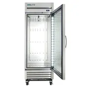 True T-19G-HC~FGD01 27" 1-Section Reach-In Refrigerator w/ Glass Door, Bottom Mount, Stainless Steel Front-Aluminum Sides 5 image