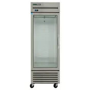 True T-23G-HC~FGD01 27" 1-Section Reach-In Refrigerator w/ Glass Door, Bottom Mount, Stainless Steel Front-Aluminum Sides 9 image