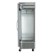 True T-23G-HC~FGD01 27" 1-Section Reach-In Refrigerator w/ Glass Door, Bottom Mount, Stainless Steel Front-Aluminum Sides 11 image