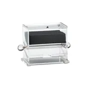 TableCraft 226 Stir Stick Dispenser - Acrylic Clear, 6-1/2" x 3-1/2" x 5-1/2", Holds 5-1/2" Sticks 1 image