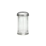 TableCraft Products 57S Pourer - 12 Oz Glass Dispenser with Steel Flap Top, Dishwasher Safe 1 image