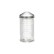 TableCraft Products BH855 Beehive Collection Sugar Pourer, 12 Oz Clear Glass, Stainless Steel Top 1 image