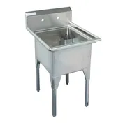 Tarrison TA-CDS12416-KIT 29" One Compartment Sink, 24"W x 24"L Bowl Without Drainboards 1 image