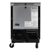 Turbo Air TBC-24SB-GF-N6 25" Glass Froster Black & Stainless Steel, 48 Mug Capacity, 4.56 cu. ft. 2 image