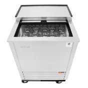 Turbo Air TBC-24SD-GF-N6 25" Glass Froster Stainless Steel, 48 Mug Capacity, 4.56 cu. ft., Sliding Lid 3 image