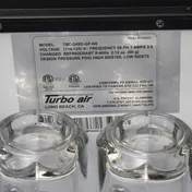 Turbo Air TBC-24SD-GF-N6 25" Glass Froster Stainless Steel, 48 Mug Capacity, 4.56 cu. ft., Sliding Lid 9 image