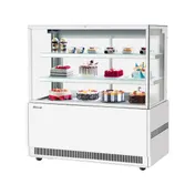 Turbo Air TBP60-54FN-W(B) 59" Refrigerated Bakery Display Case 2 image