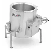 Therma-Tek TT-TT2/3J-T-E20 20 Gallon Floor Tilting 2/3 Jacketed Electric Kettle Quad-Leg Base 2 image