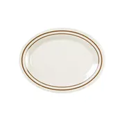 Thunder Group AD212AA Platter, 12" X 9", Oval, Break-Resistant - Dozen 1 image