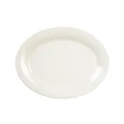 Thunder Group CR213V Platter, 13-1/2" X 10-1/2", Oval, Break-Resistant - Dozen 1 image