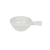 Thunder Group CR305V Soup Bowl, 10 Oz., 6-3/4" X 4-1/4" X 2" Deep, With Handle - Dozen 1 image